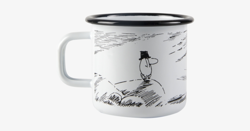 Makia X Moomin, Enamel Mug, 3,7 Dl, Solitude - Moomins, transparent png
