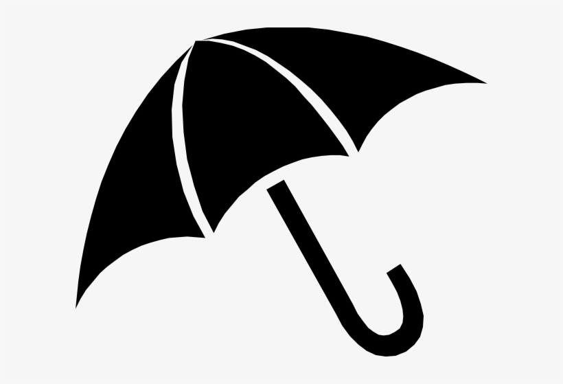 Black Umbrella 2 Clip Art At Clipart Library - Pink Umbrella Clip Art, transparent png