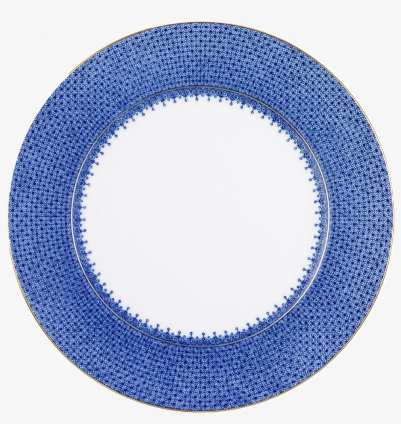Mottahedeh Blue Lace Service Plate, transparent png