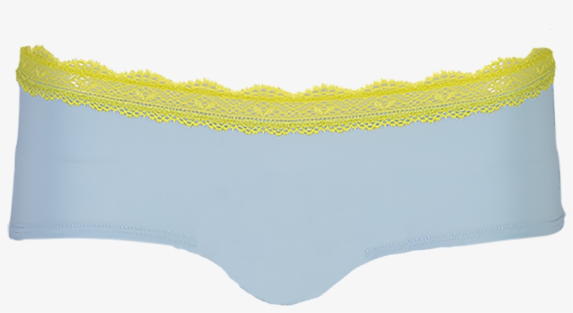 Boyleg Brief Lace Paleblue - Blue, transparent png