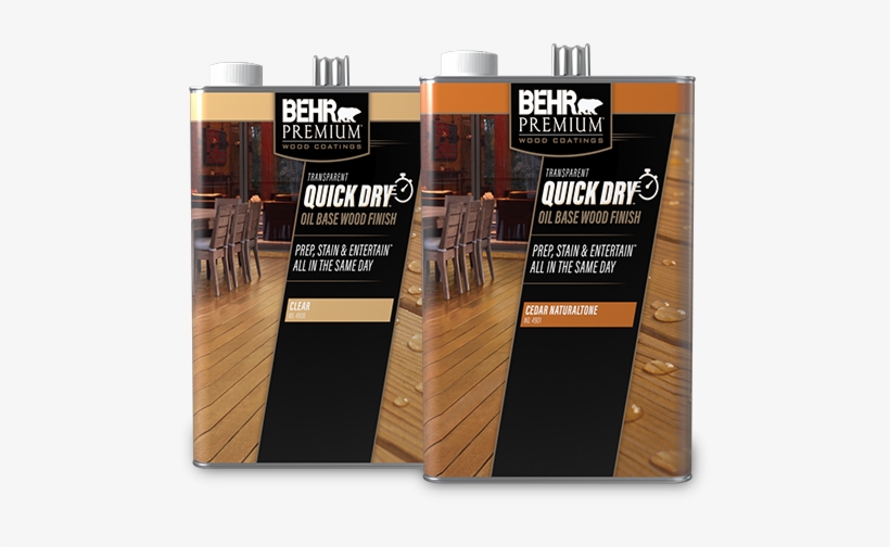 View Behr Premium Quick Dry Product Details » - Behr Premium 8 Oz. White Tint Base Solid Color Waterproofing, transparent png