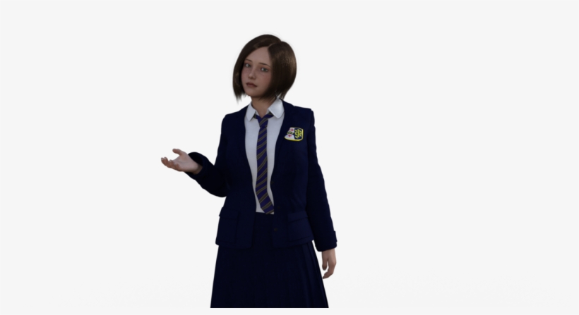 Saraconfused01 - Girl, transparent png