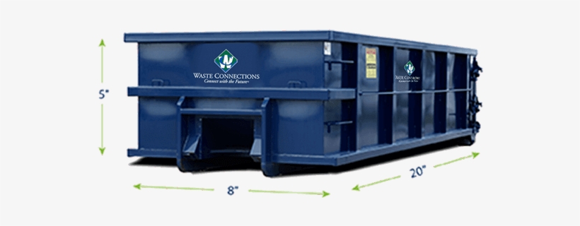 Residential Roll-off 2 Yards Dumpster - Roll-off, transparent png