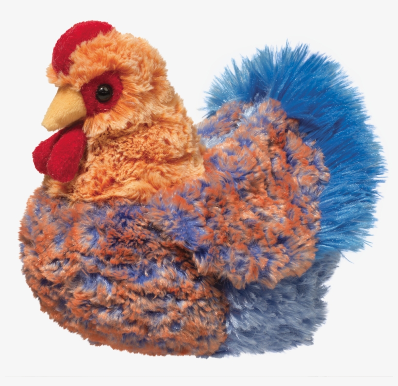 Henrietta Blue Lace Hen - Douglas Henrietta The Multi-colored Hen - 8.5" Plush, transparent png