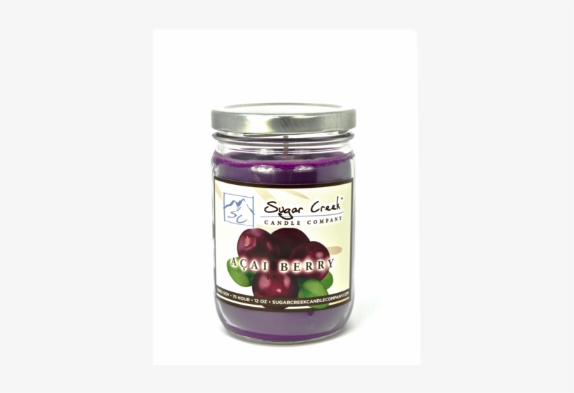 Acai Berry - Patchouli Massage & Aromatherapy Soy Candle 12, transparent png