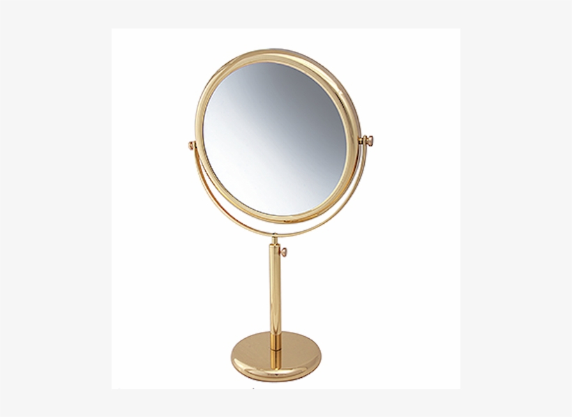 Frasco Brass Vanity Stand Double Sided Mirror - Frasco 42cm Telescope Vanity Stand Double Sided Mirror, transparent png