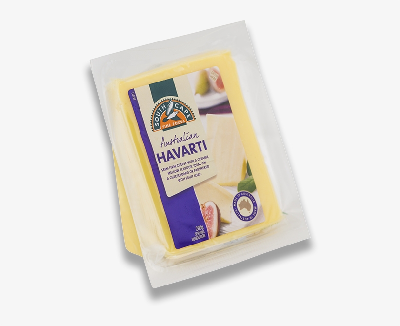 South Cape Havarti Cheese 200g, transparent png