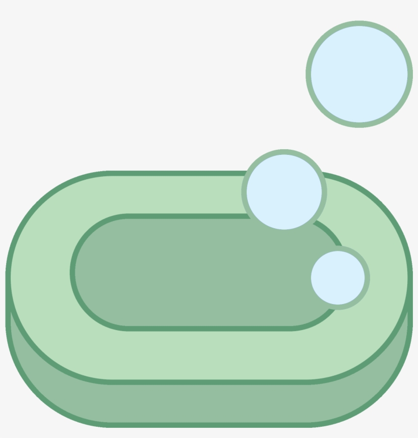 The Icon Is Shaped Like An Oval With Another Oval Inside - Jabon Png, transparent png