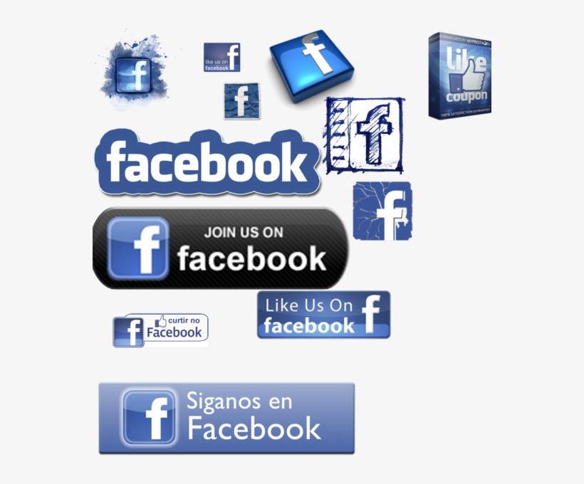 Share This Image - Us On Facebook, transparent png