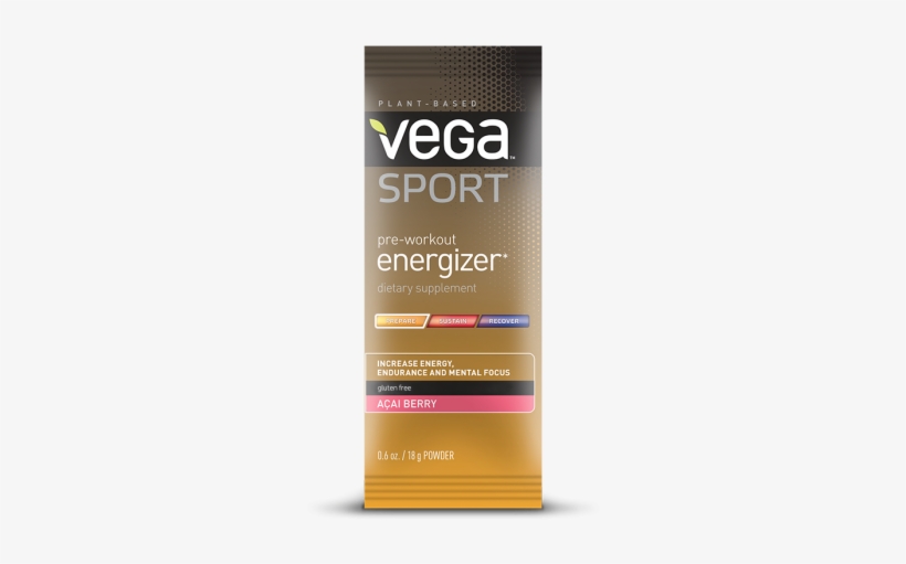Vega Pre-workout Energizer Acai Berry - Vega Sport Pre-workout Energizer, Lemon Lime, 0.6oz,, transparent png