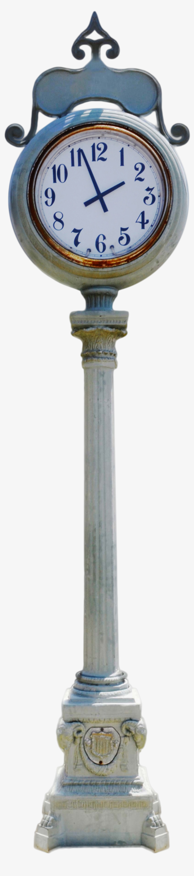 Street Lamp Clipart Png - Lamp Post Street Clock, transparent png