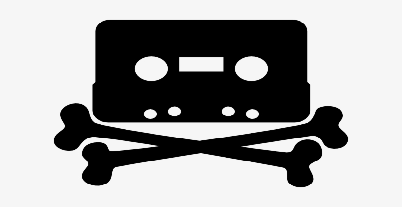 With Crossed Bones - Cassette Jolly Roger, transparent png
