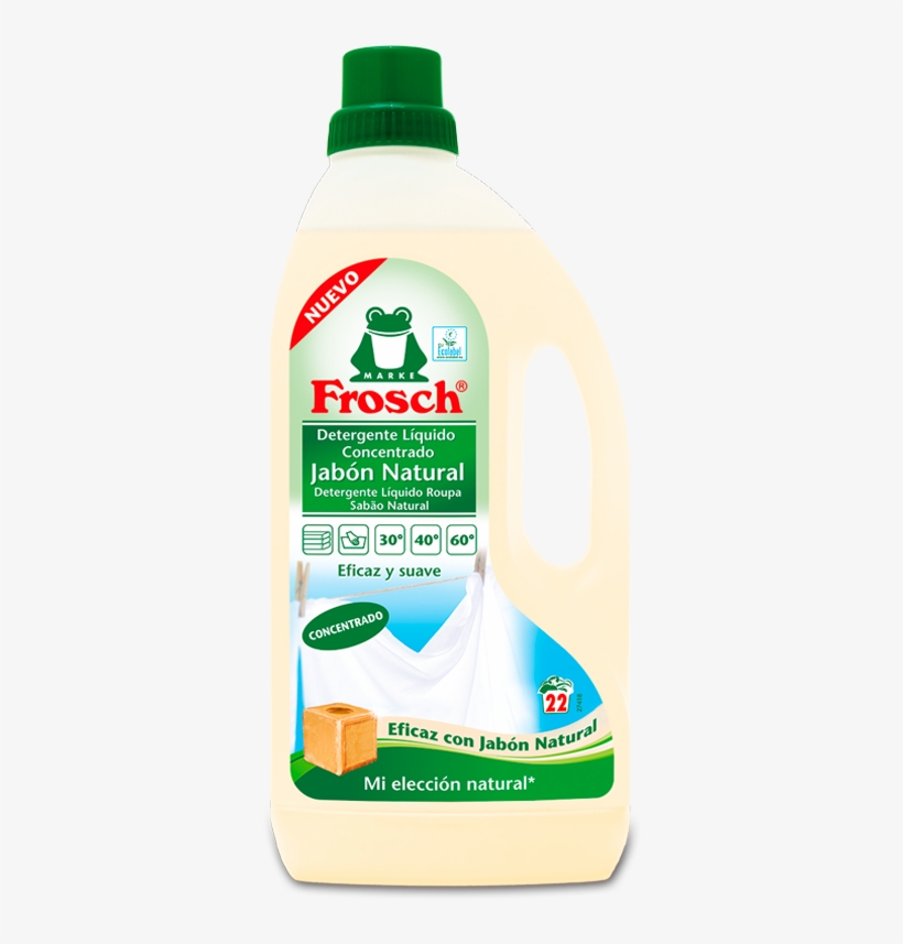 Frosch Detergente Líquido Concentrado Jabón Natural - Frosch, transparent png