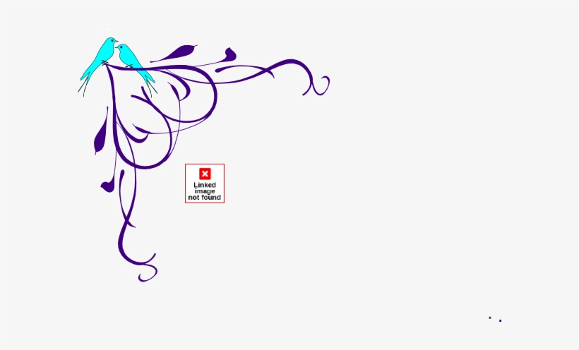 Light Blue Birds Png - Fancy Borders, transparent png