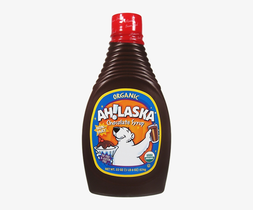 Ah Laska Chocolate Syrup Bottle-22 Oz - Ah!laska Organic Chocolate Syrup, 22 Oz, transparent png