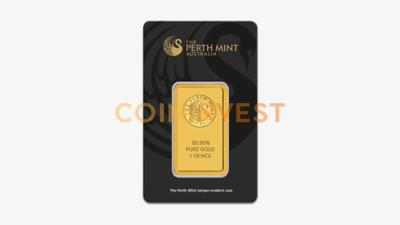 1 Oz Perth Mint Gold Bar - Perth Mint Gold, transparent png