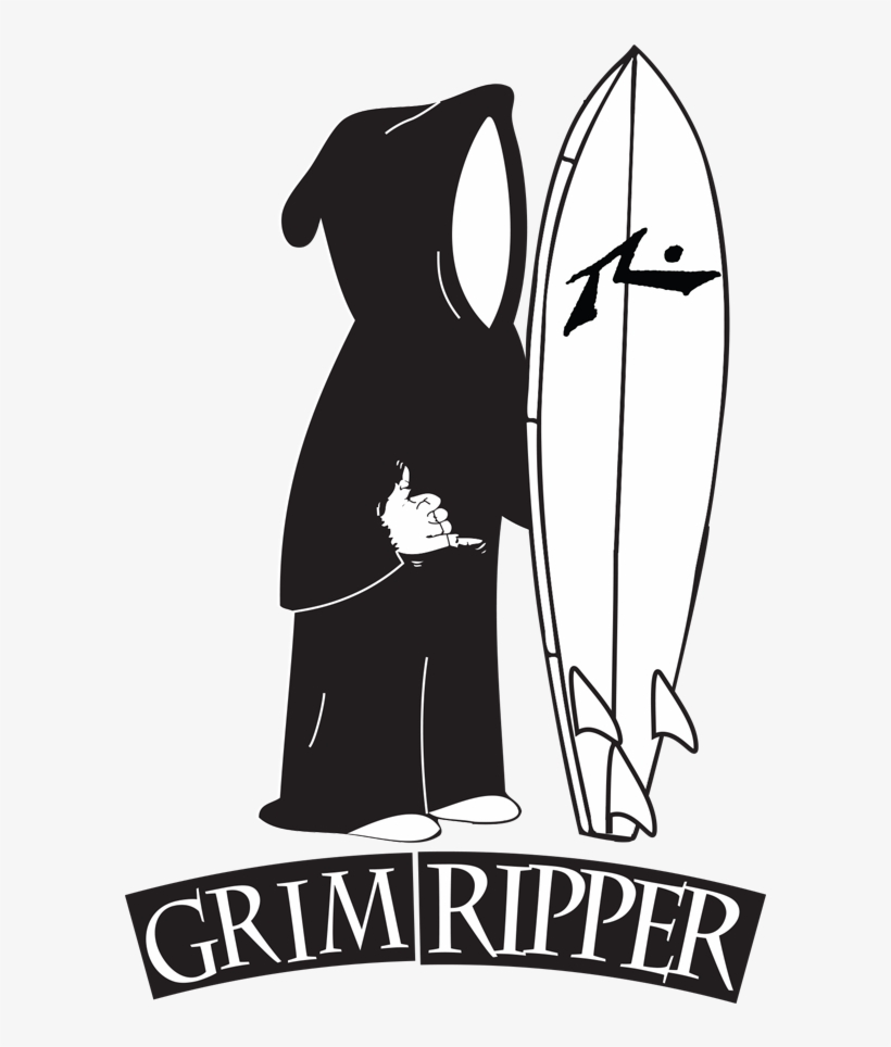 Grim Ripper Rusty Surfboards Logo - Rusty Logo, transparent png