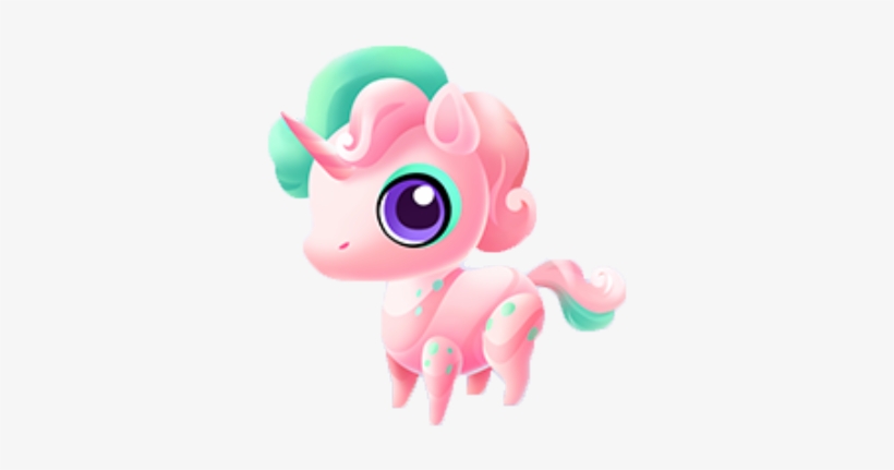 Seafoam Unicorn Baby - Unicorn Fantasy Forest Story, transparent png