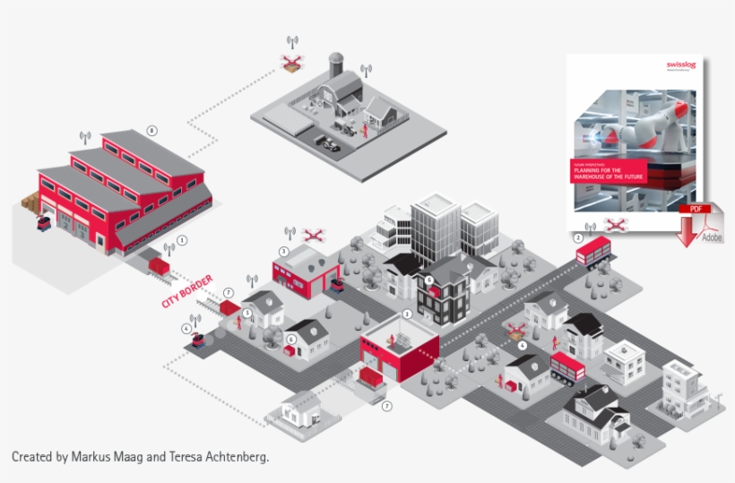 Future Warehouse, transparent png