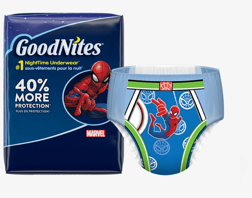 Ropa Interior Nocturna Goodnites® Para Niños Y Diseño - Goodnites Bedtime Pants For Boys, Size Xs - 15 Count, transparent png
