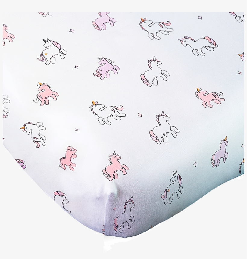 Unicorn Crib Sheet, transparent png