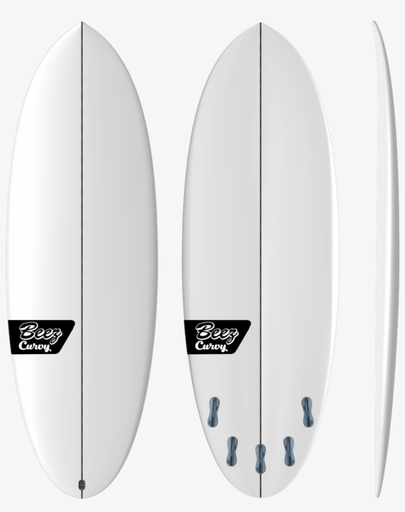 Curvy White - Spudster Xf Futures White 5ft 6in Surfboard, transparent png