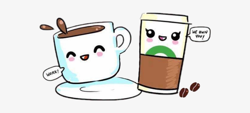#kawaii #coffee #coffeecup #latte #espresso #frappuccino - Coffee, transparent png