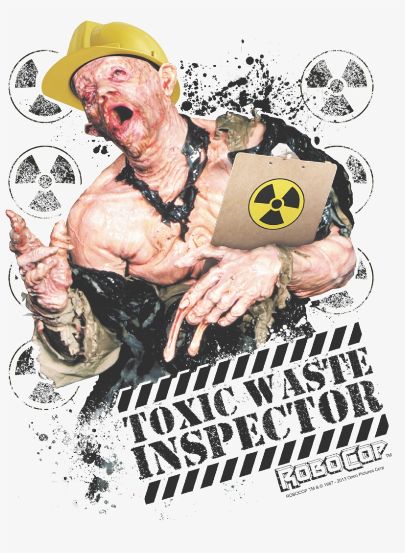 Robocop Toxic Waste Inspector Youth T Shirt - Robocop T Shirt, transparent png