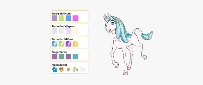 Li Mia And Me Einhorn Stylen Baby Teaser - Mia And Me Li, transparent png