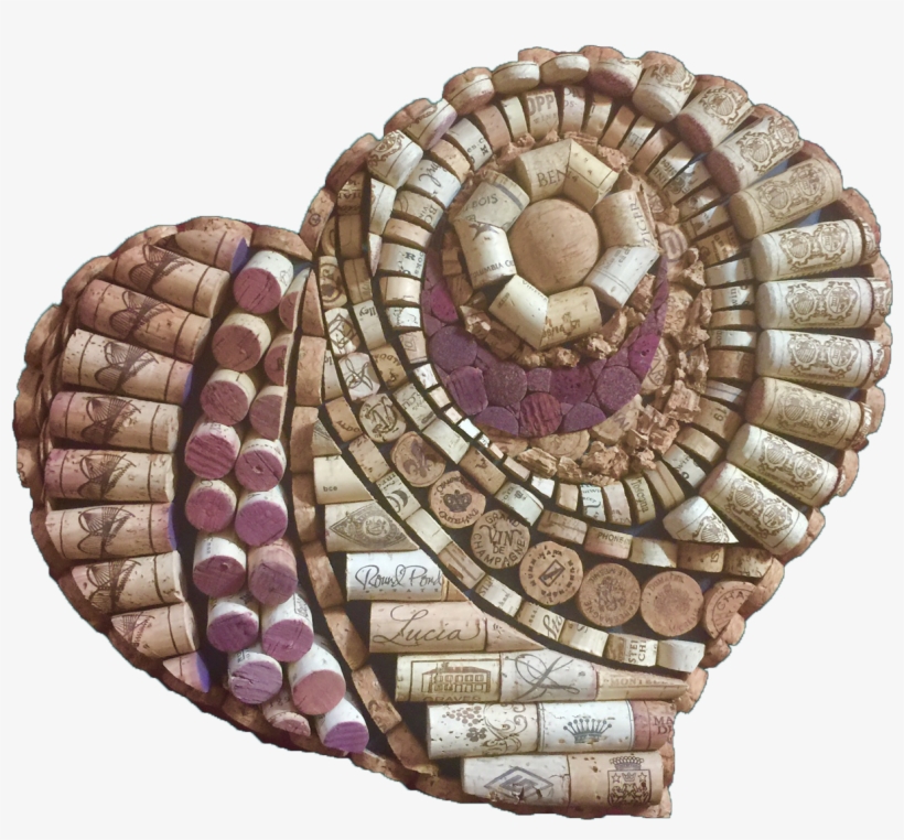 Heart Ii Diy Cork Project - Circle, transparent png