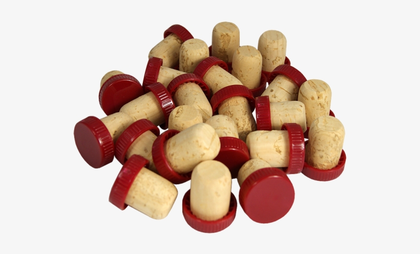 Plastic Top Flanged Wine Stoppers / Corks - Plastic Top Flanged Wine Stoppers / Corks - Red - Pack, transparent png