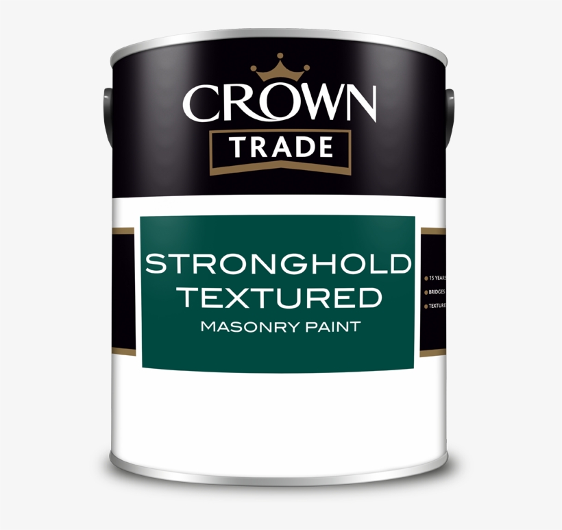 Crown Stronghold Smooth Masonry Paint, transparent png