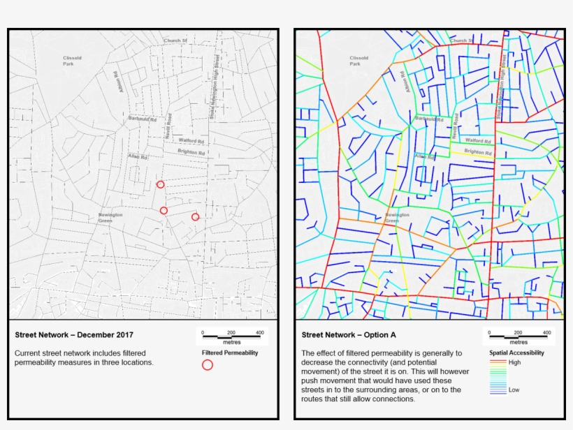 This Analysis Shows How Well Connected Every Street - December, transparent png