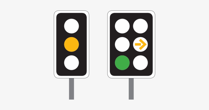 A Driver Approaching Traffic Lights Showing A Yellow - Traffic Light, transparent png
