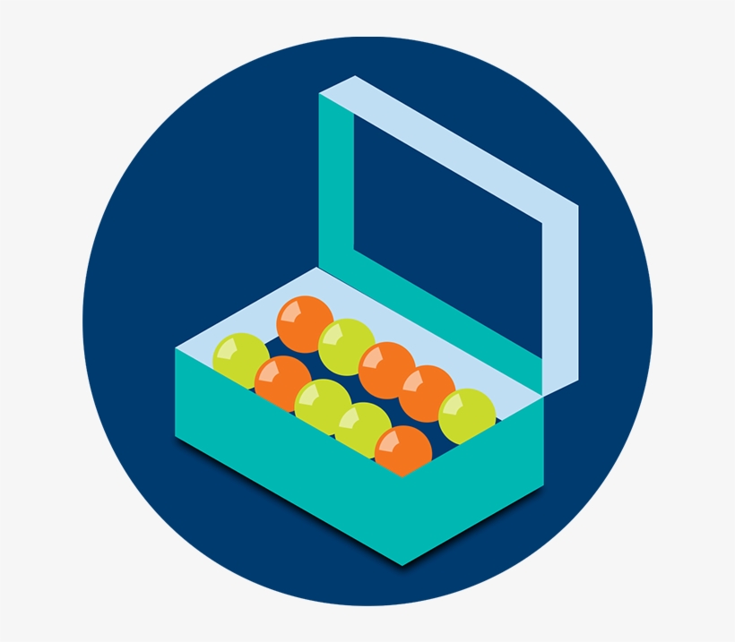 A Box Containing Lottery Balls - Lottery, transparent png