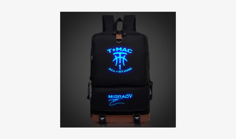 Mcgrady School Backpack Glow In The Dark - Minecraft Creeper Backpack Schoolbag Booksbag New Version, transparent png