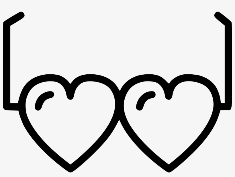 Heart Glasses - - Heart, transparent png