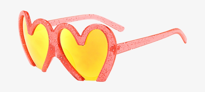 Uv Protection Design Heart Shape Sunglasses - Kingding.co.uk Uv Protection Design Heart Shape Beach, transparent png