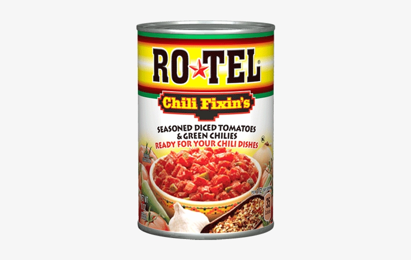 Chili Fixin's - Diced Tomatoes With Green Chilies, transparent png