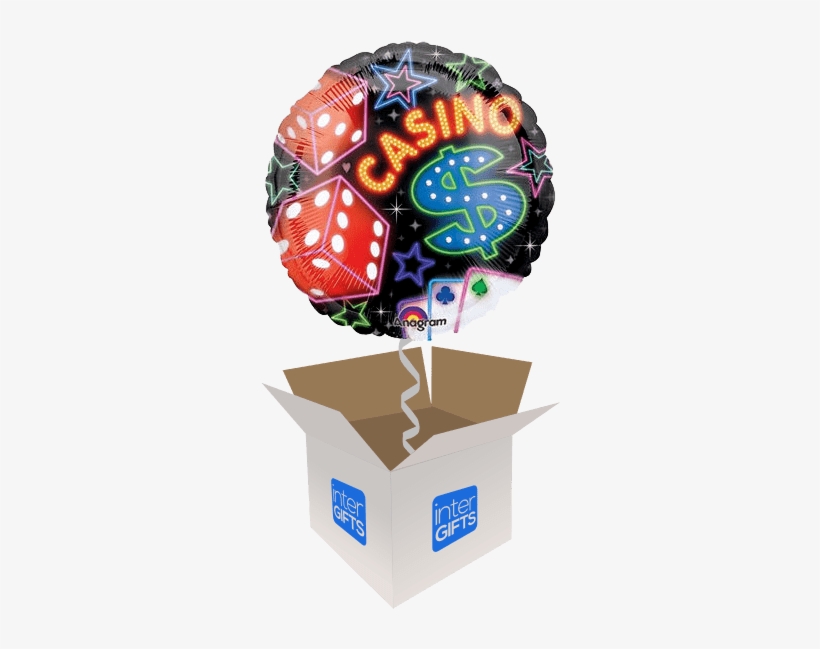 Casino Neon Dice Cards And Poker Mix - Happy 6th Birthday Transparent, transparent png