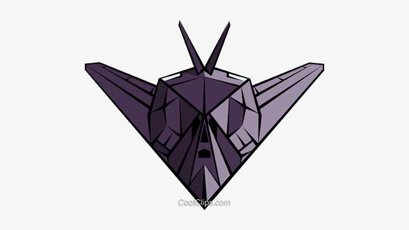Stealth Bomber Royalty Free Vector Clip Art Illustration - Stealth Bomber, transparent png