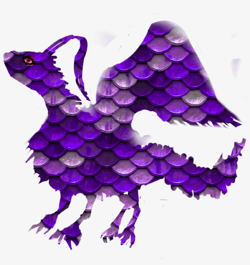 Cool Dragon Purple Everyone, Even You, Like Me, Righto - Purple Mermaid Scales (flat Print Design) Jack's Outlet, transparent png