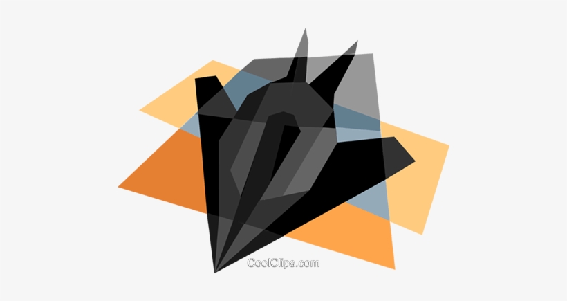 Stealth Bomber Royalty Free Vector Clip Art Illustration - Graphic Design, transparent png