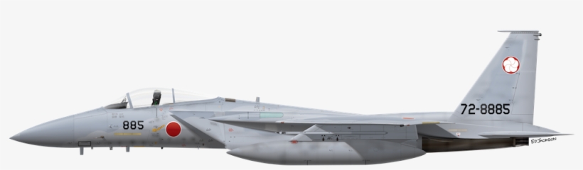 Uk F 15j 72 8885 Nyutabaru Ab, Miyazaki Japan - Fighter Aircraft, transparent png