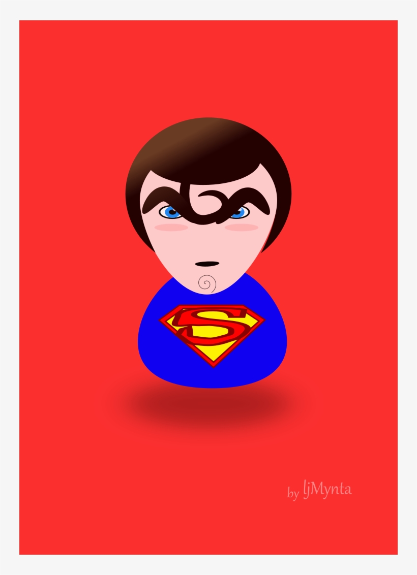 Vector Superman - Cartoon, transparent png