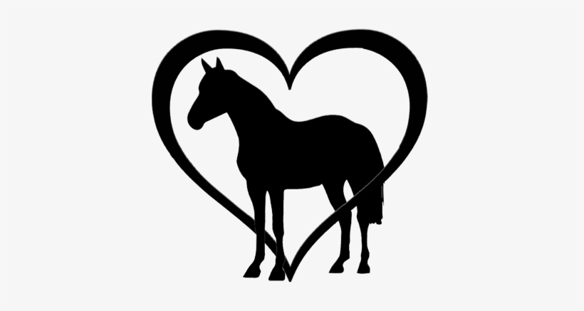Adesivo Amo Cavalo - Horses Shapes, transparent png