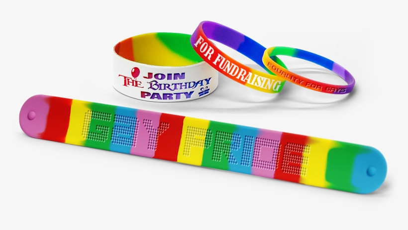 Wristbands With Rainbow Colors - Rainbow Wristbands, transparent png