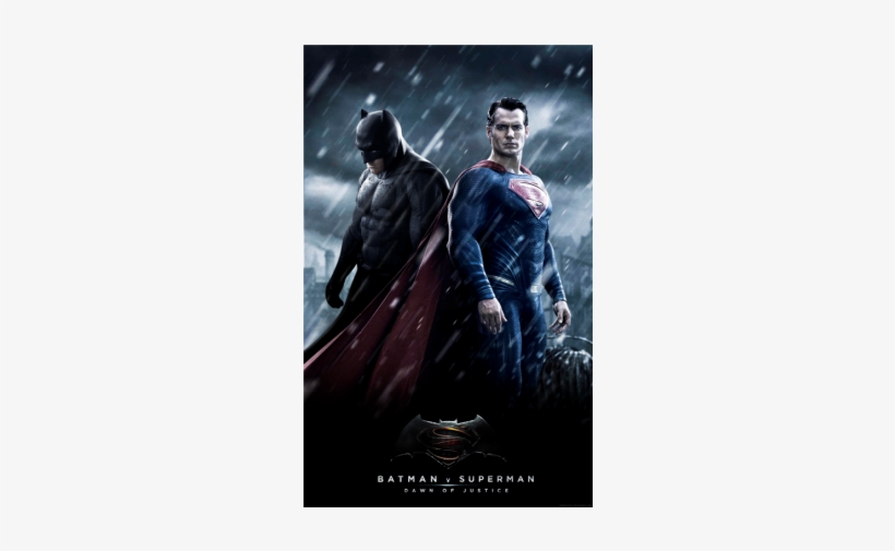 Batman Vs Superman Posters - Batman Vs. Superman Dawn Of Justice Poster Print (24, transparent png