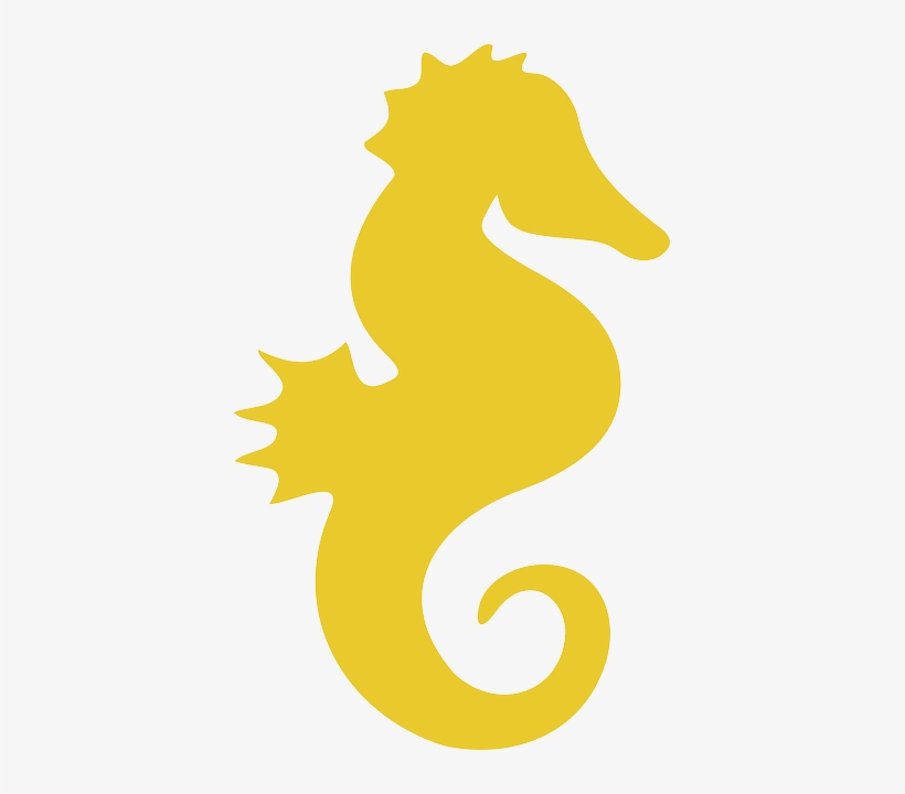 Seahorse Silhouette, transparent png