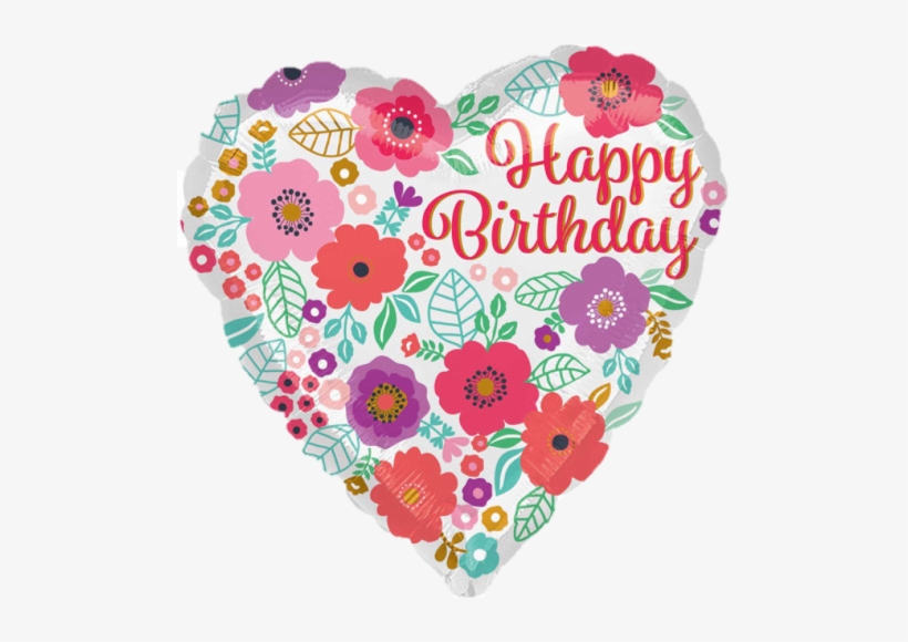 Happy Birthday Balloons Print, transparent png